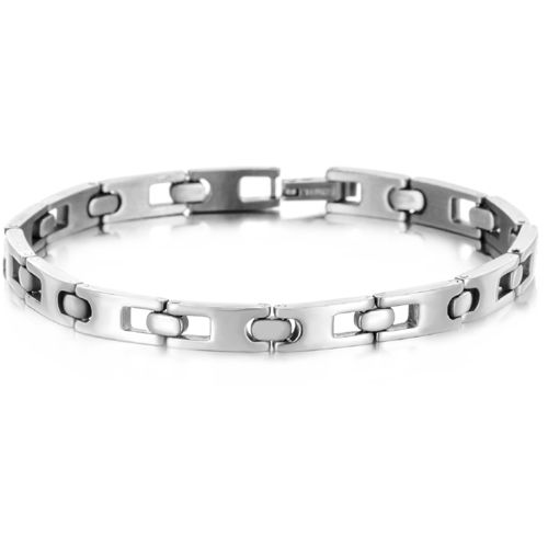 ***COI Titanium Bracelet With Steel Clasp(Length: 7.87 inches)-00085A