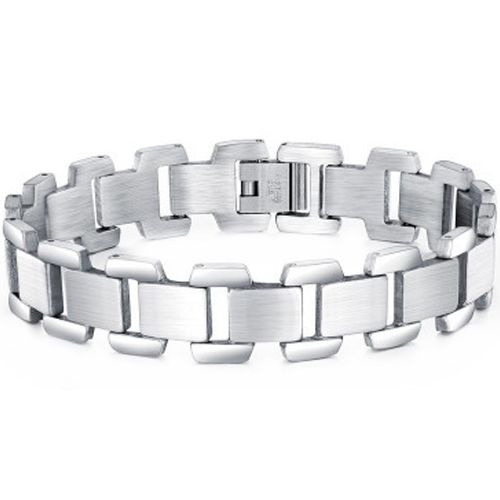 ***COI Titanium Bracelet With Steel Clasp(Length: 8.27 inches)-00465A