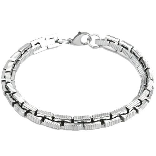 ***COI Titanium Bracelet With Steel Clasp(Length: 8.66 inches)-01611A