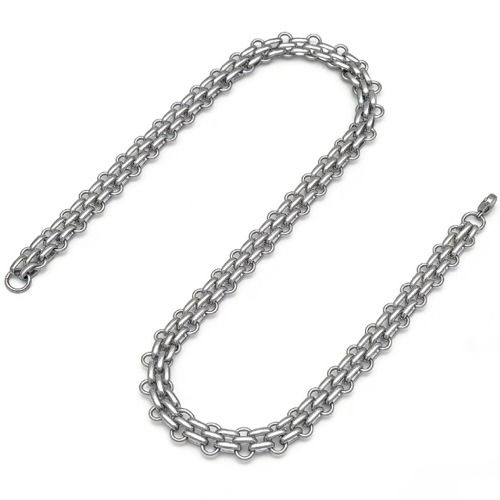 ***COI Titanium Necklace With Steel Clasp(Length: 23.60 inches)-01651A