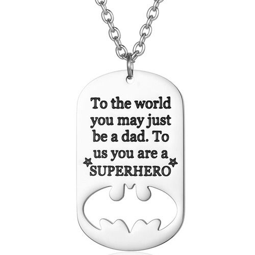 ***COI Titanium SuperHero Daddy Pendant-01900A