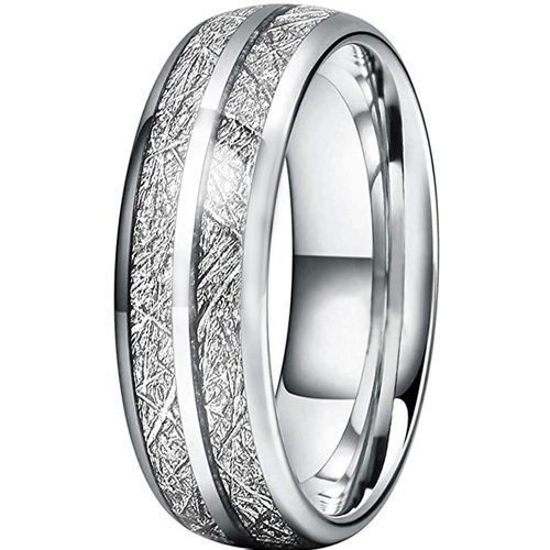 **COI Titanium Meteorite Dome Court Ring-7575