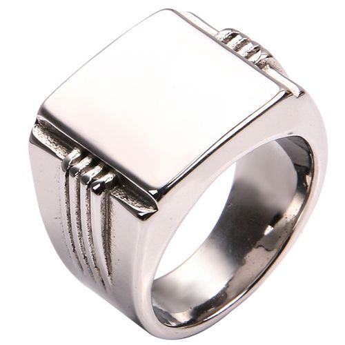 **COI Titanium Signet Ring-8045AA