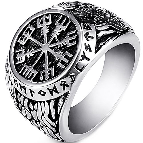**COI Titanium Compass Ring-8375AA