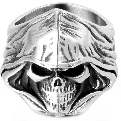 **COI Titanium Skull Ring-8638