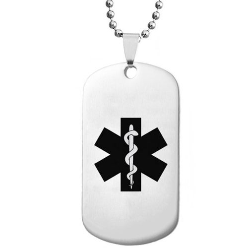 **COI Titanium Medical Alert Tag Pendant-9970