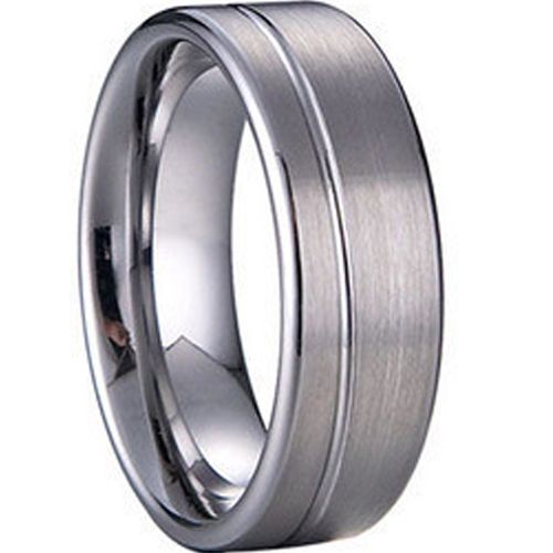 COI Tungsten Carbide Wedding Band Ring - TG1126(Size US9)