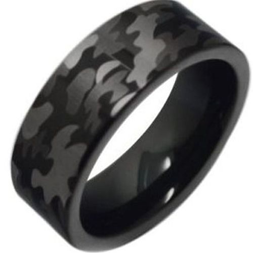 COI Tungsten Carbide Camo Ring - TG177AA(Size:US13)