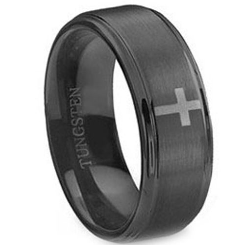 COI Tungsten Carbide Wedding Band Ring - TG1816(Size:US8.5)