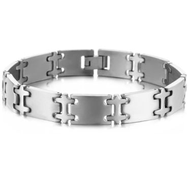 ***COI Titanium Bracelet With Steel Clasp(Length: 8.66 inches)-00091A