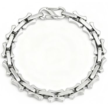 ***COI Titanium Bracelet With Steel Clasp(Length: 8.27 inches)-01595A