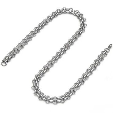 ***COI Titanium Necklace With Steel Clasp(Length: 23.60 inches)-01651A