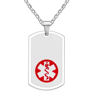***COI Titanium Medical Alert Pendant-01660A