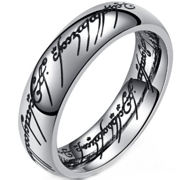 ***COI Titanium Lord of Ring Dome Court Ring-01689A
