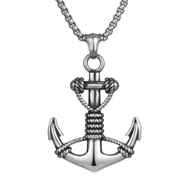 ***COI Titanium Anchor Pendant-01967A