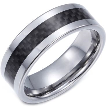 COI Tungsten Carbide Carbon Fiber Ring - TG4123(Size:US12)