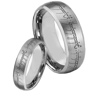 **COI Tungsten Carbide Lord of Rings Ring Power - 853
