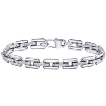 **COI Titanium Bracelet With Steel Clasp(Length: 8.27 inches)-9959