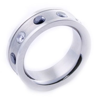 COI Cobalt Chrome Ring - JT1585(Size:US7)