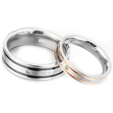 COI Titanium Love is Always Ring - JT1715(Size:#US6)