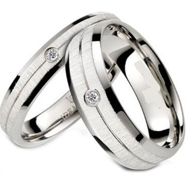 COI Titanium Wedding Band Ring - JT2026(Size US6/8/11.5)
