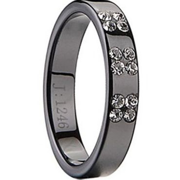 (Limited Offer!)COI Black Tungsten Carbide Ring-TG2042(US3)