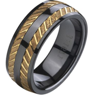 (Limited Offer!)COI Tungsten Carbide Ring-TG325A(US9/9.5)