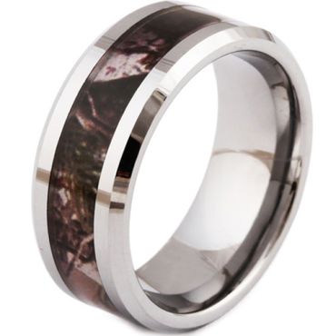 COI Tungsten Carbide Camo Ring-TG3886(Size:US6/12.5)