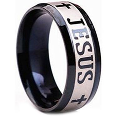 COI Tungsten Carbide Cross Ring - TG4180(Size US13)
