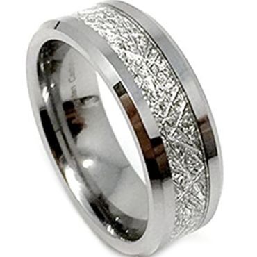 COI Tungsten Carbide Meteorite Ring - TG4190(Size US11)