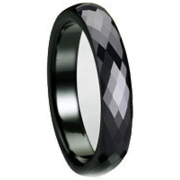 (Limited Offer!)COI Black Tungsten Carbide Ring-TG695(US10.5)