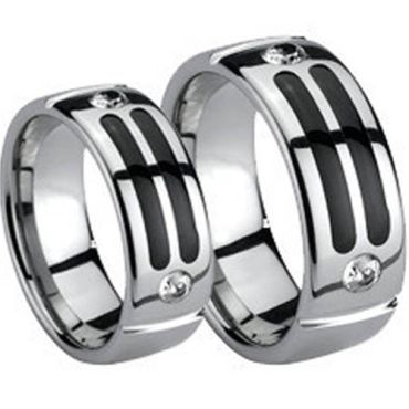 (Limited Offer!)COI Tungsten Carbide Ring-TG877(US8.5)