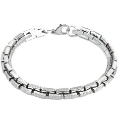 ***COI Titanium Bracelet With Steel Clasp(Length: 8.66 inches)-01611A