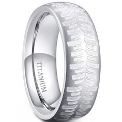 ***COI Titanium Tire Tread Ring-01964A