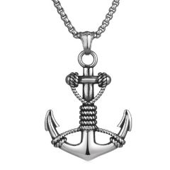 ***COI Titanium Anchor Pendant-01967A