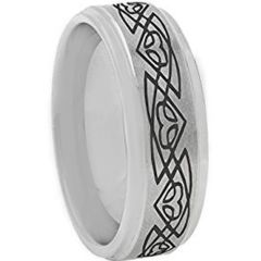 COI Tungsten Carbide Celtic Ring - TG4117(Size US5)