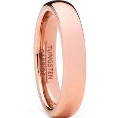 **COI Rose Tungsten Carbide Dome Court Ring-TG5131