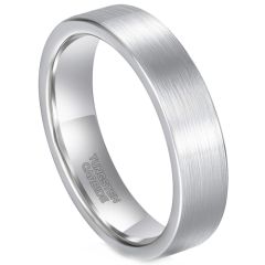 **COI Tungsten Carbide Pipe Cut Flat Ring-9325AA