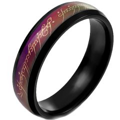 **COI Titanium Black Red Lord The Ring Ring Power-9481