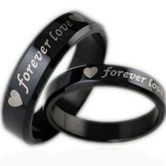 COI Black Titanium Ring - JT2150(Size US6/US10.5)