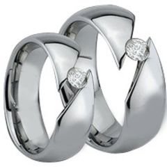 COI Tungsten Carbide Ring - TG882(Size:US5/10.5/12)