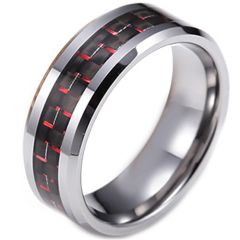 COI Tungsten Carbide Ring With Carbon Fiber - TG3699