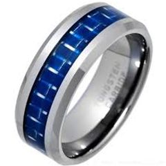 COI Tungsten Carbide Ring With Carbon Fiber-TG1440(Size US9)