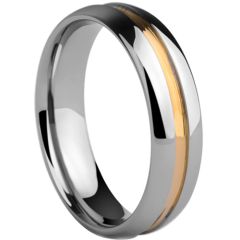 COI Tungsten Carbide Wedding Band Ring-TG1814(Size US7.5/11.5)