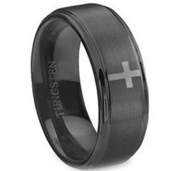 COI Tungsten Carbide Wedding Band Ring - TG1816(Size:US8.5)