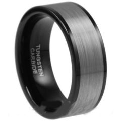 COI Tungsten Carbide Wedding Band Ring - TG1924(Size US9.5)