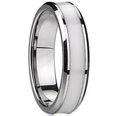 COI Tungsten Carbide Ring with Ceramic - TG1952(Size US6)