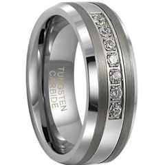COI Tungsten Carbide Ring - TG2125(Size:US8.5)