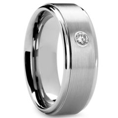 COI Tungsten Carbide Ring With Color Stone-TG3183(Size US7/7.5)