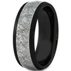 COI Tungsten Carbide Ring With Meteorite-TG3467AA(Size US10.5)